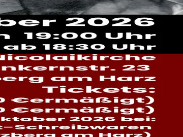 Veranstaltungsplakat zu Faust – eine deutsche Volkssage