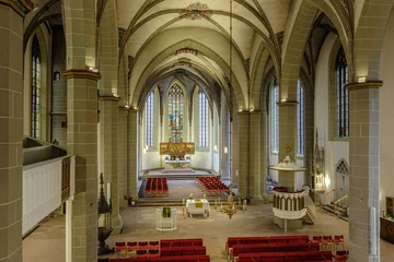 Innenaufnahme St. Sixti Kirche Blick auf den Altar