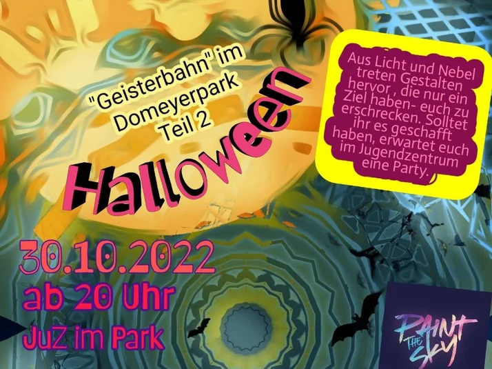Plakat Halloween Party Herzberg im Harz