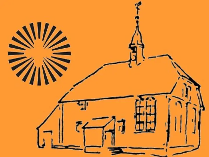 Grafik der Dorfkirche Buntebock