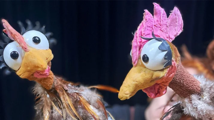 Zwei Hühner aus "Der Karneval der Tiere"