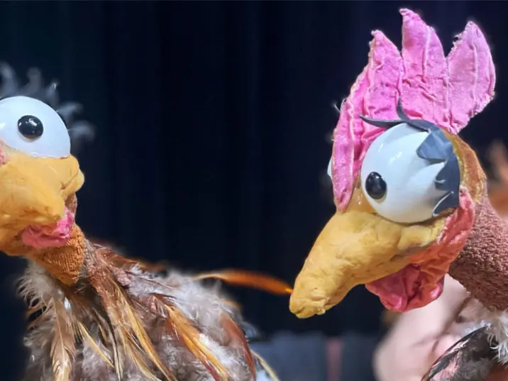 Zwei Hühner aus "Der Karneval der Tiere"