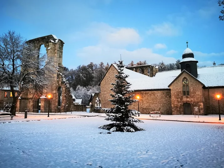 Kloster Walkenried im Schnee