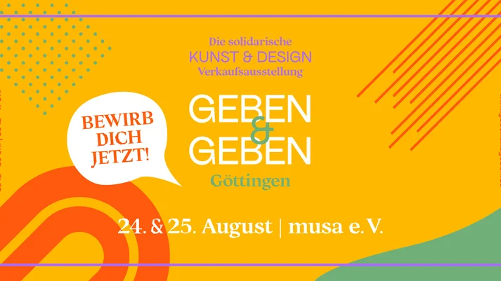 GEBEN&GEBEN Göttingen 2024 – jetzt bewerben