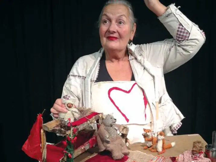 Margit Gysin in "die Winterstürmer"