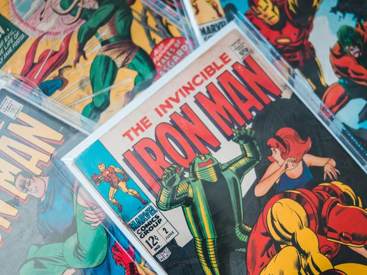 Mehrere Comicbücher zu Iron Man und Thor