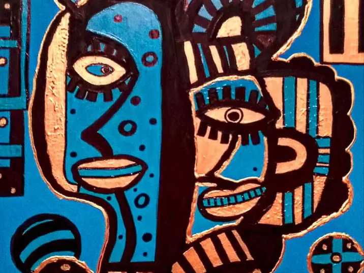 Farben und Psychologie in blau