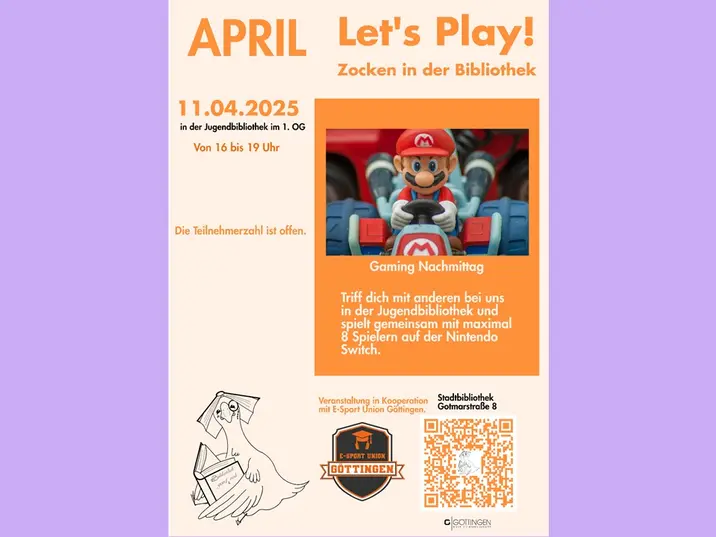 Plakat Lets Play April