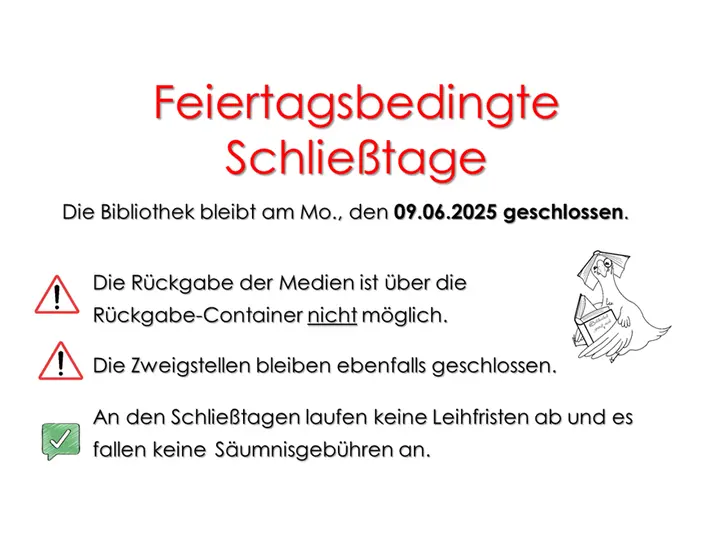 Pfingsten Schließtag