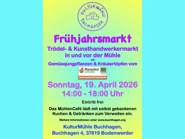 Plakat mit Informationen zur Veranstaltung
