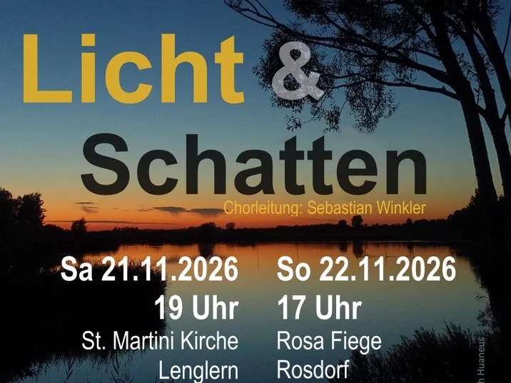Plakat "Licht & Schatten"