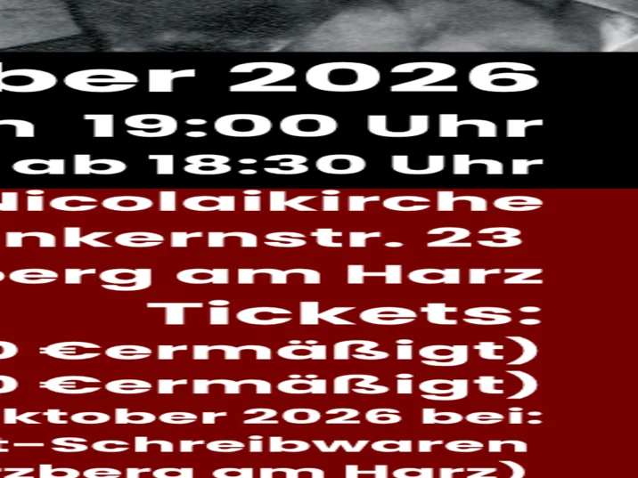 Veranstaltungsplakat zu Faust – eine deutsche Volkssage