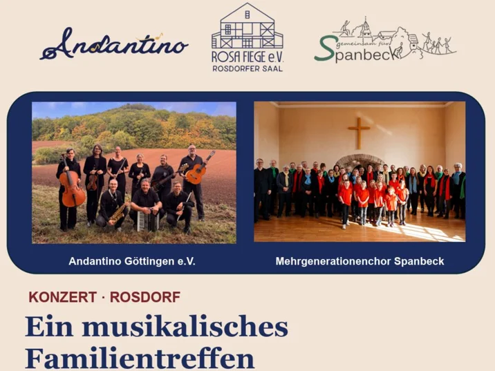 Plakat "musikalisches Familientreffen"